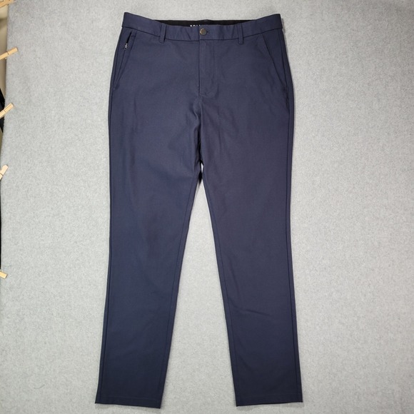 7 Diamonds Infinity Chino Mens 31x30 Blue‎ Stretch Performance Golf (Fits 32x29) - Picture 1 of 8